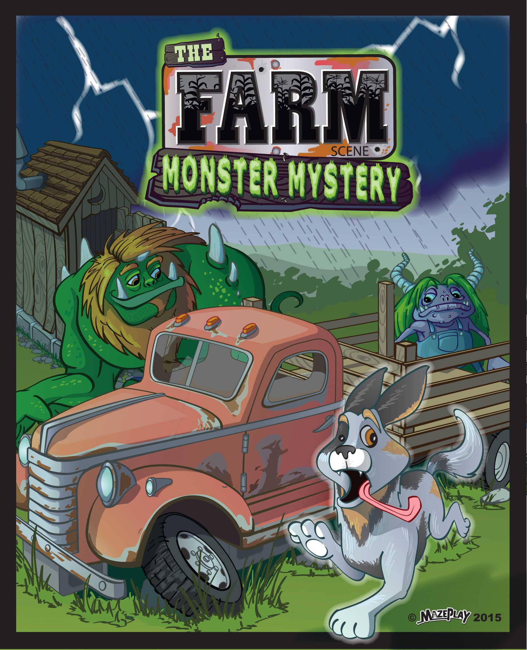 Corn Maze Game Monster Mystery