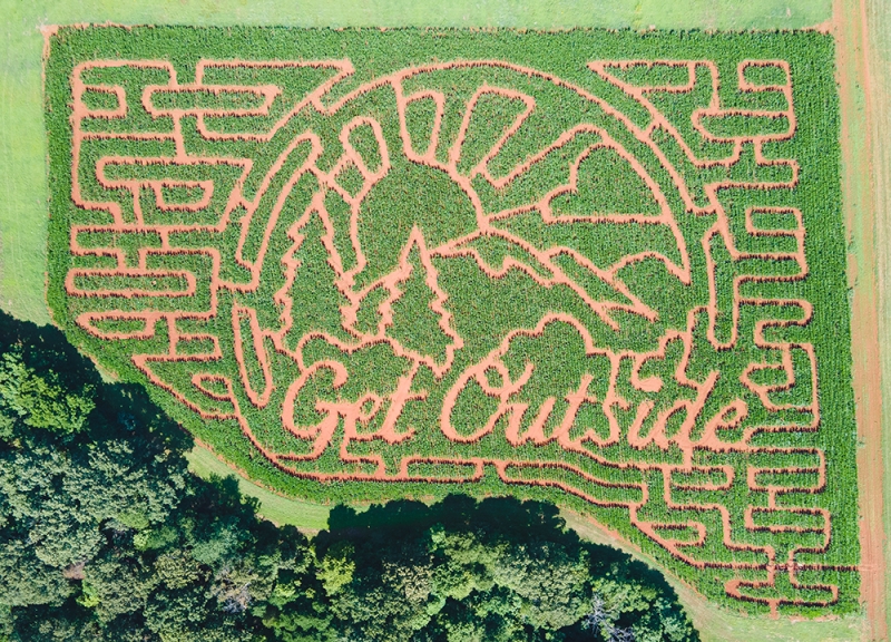 Corn Maze in the Plains Design 2020