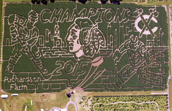 Richardson Adventure Farm Maze Design 2015