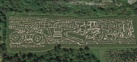 tractor corn maze