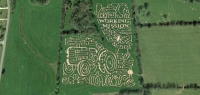 tractor corn maze